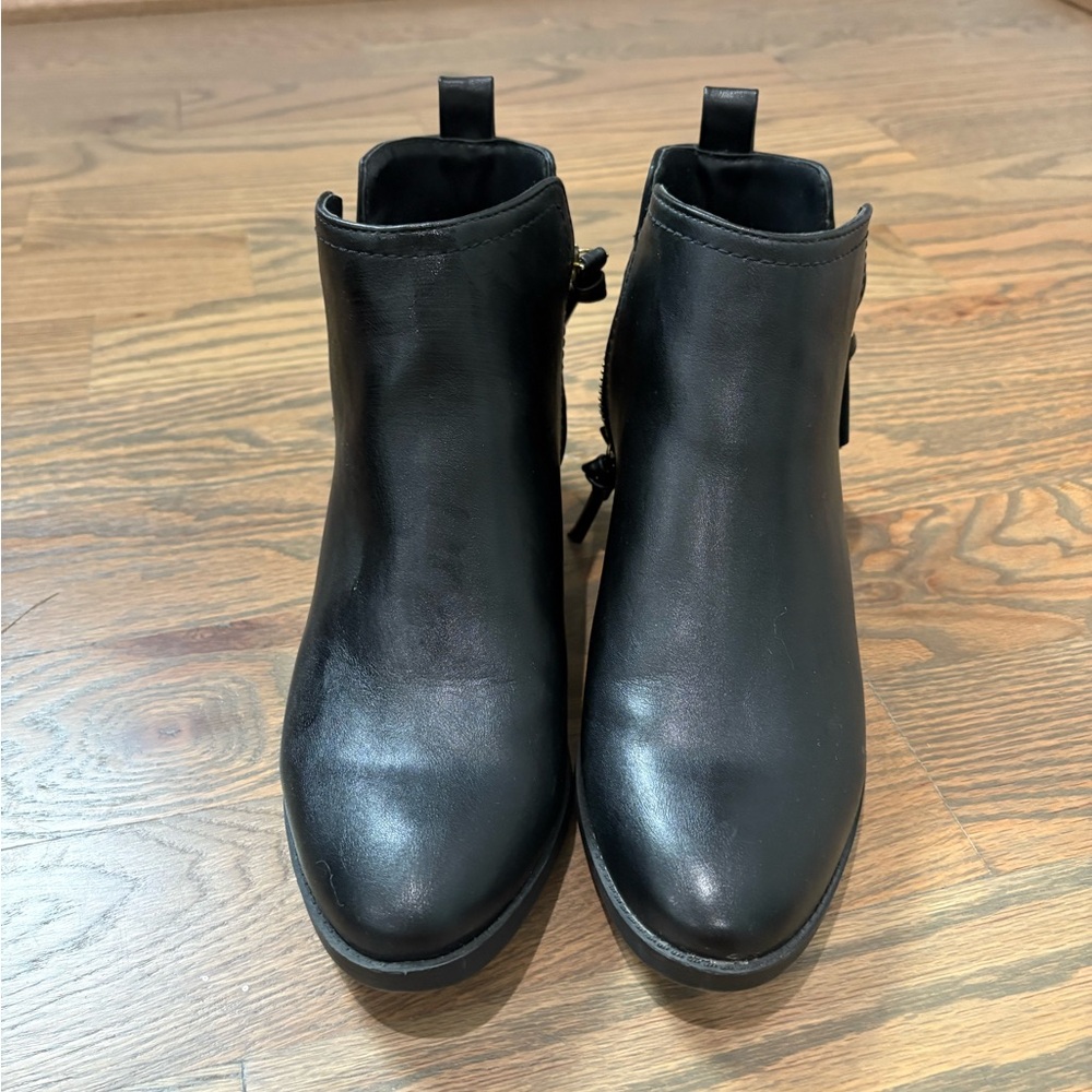 Expressions Black Ankle Boots -NEW